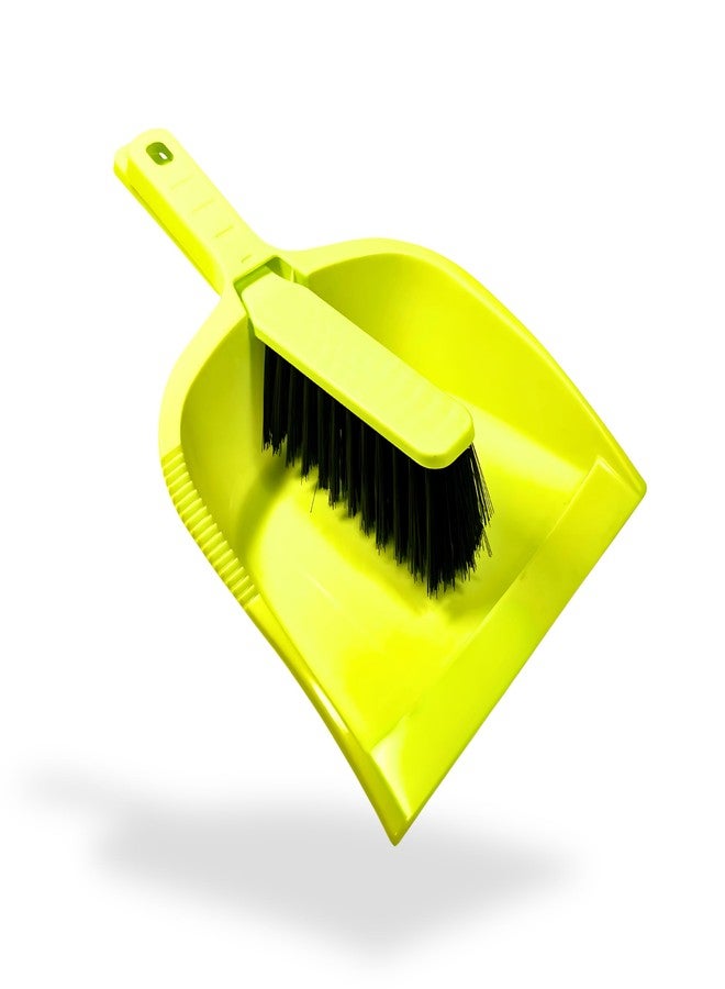 MS DIAMOND 2-in-1 Plastic Dustpan with Brush Set for Floor & Home Cleaning I Handheld Supdi for Indoor (1) - Image 1